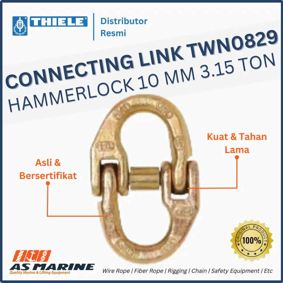 THIELE Connecting Link / Hammerlock TWN 0829 10 mm 3.15 Ton